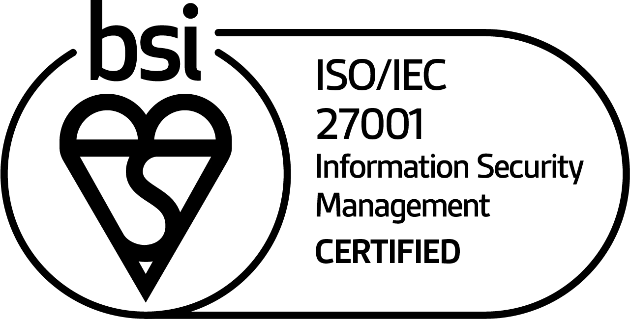 BSI ISO/IEC 27001 Certified
